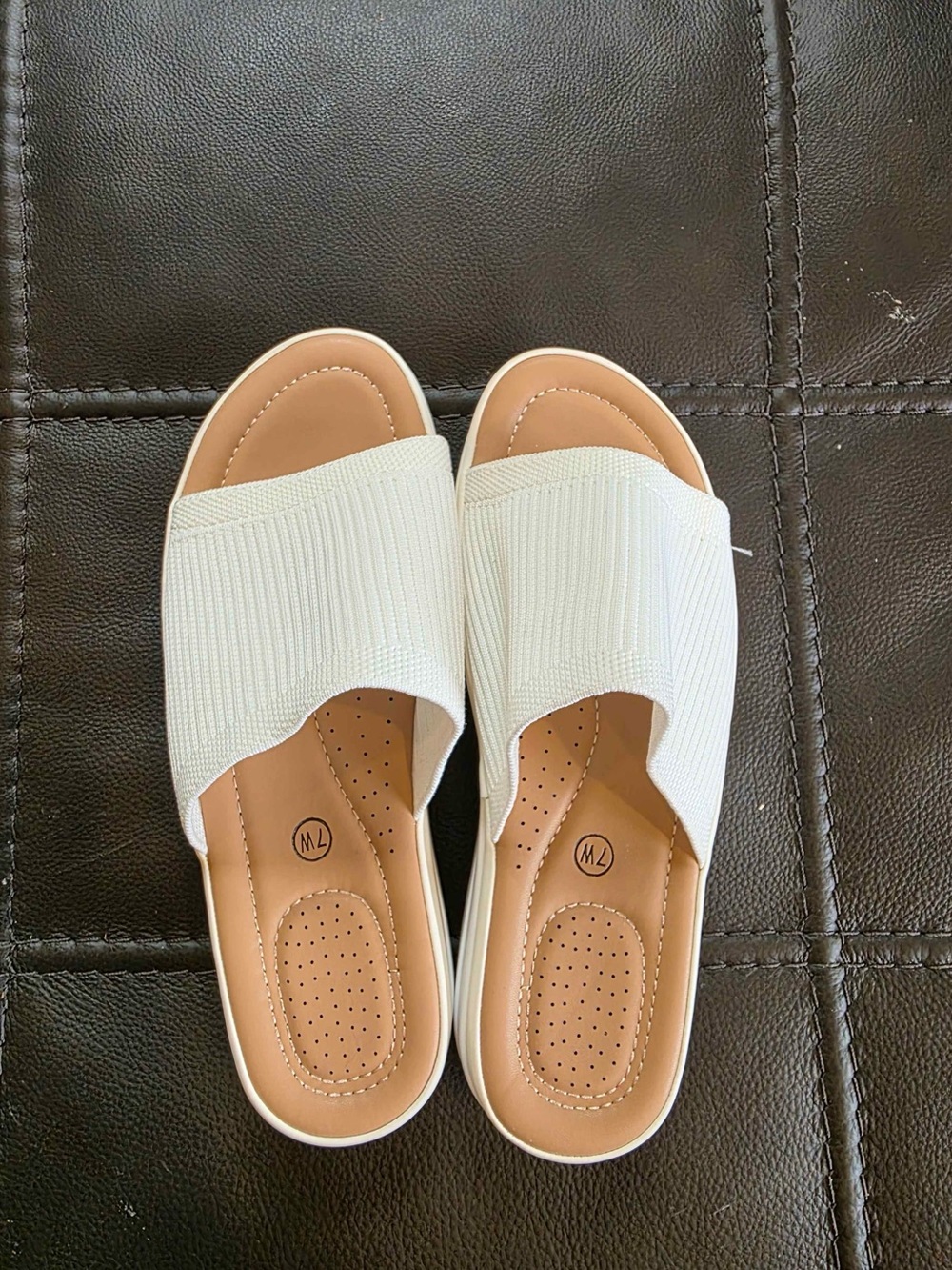 My soft Comfort Slide Sandals - White